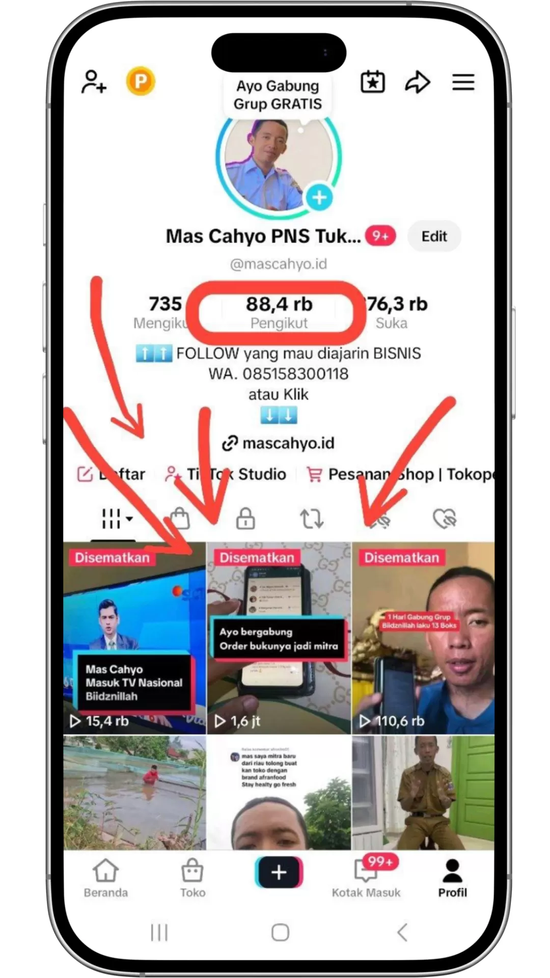 TikTok Mas Cahyo